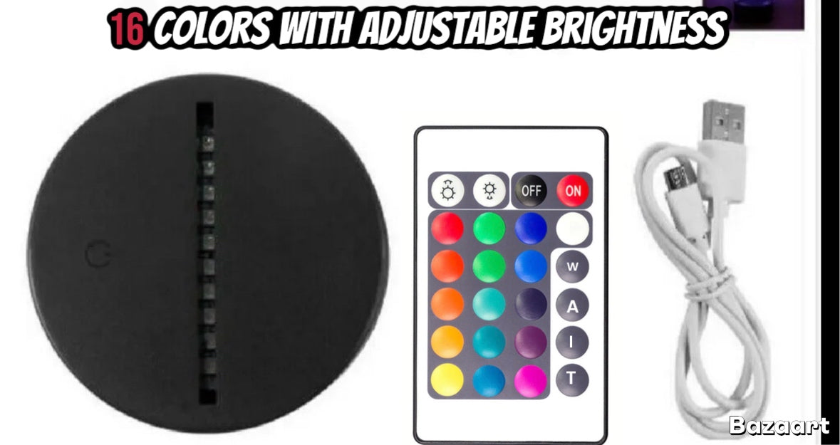 3D RGB Illusion Gaming Lamp