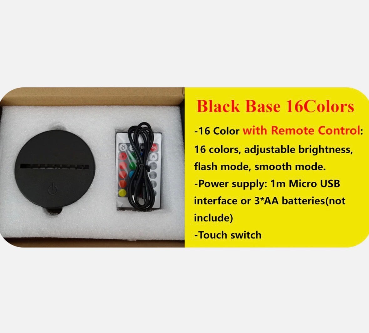 3D RGB Illusion Gaming Lamp