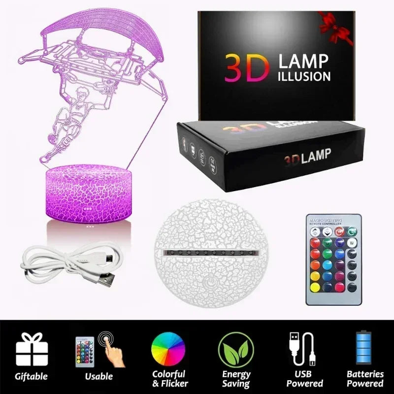 Fortnite 3D Illusion Lamp