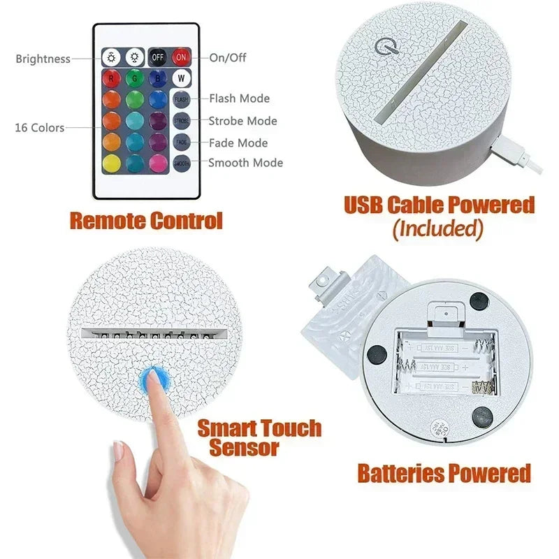 Fortnite 3D Illusion Lamp